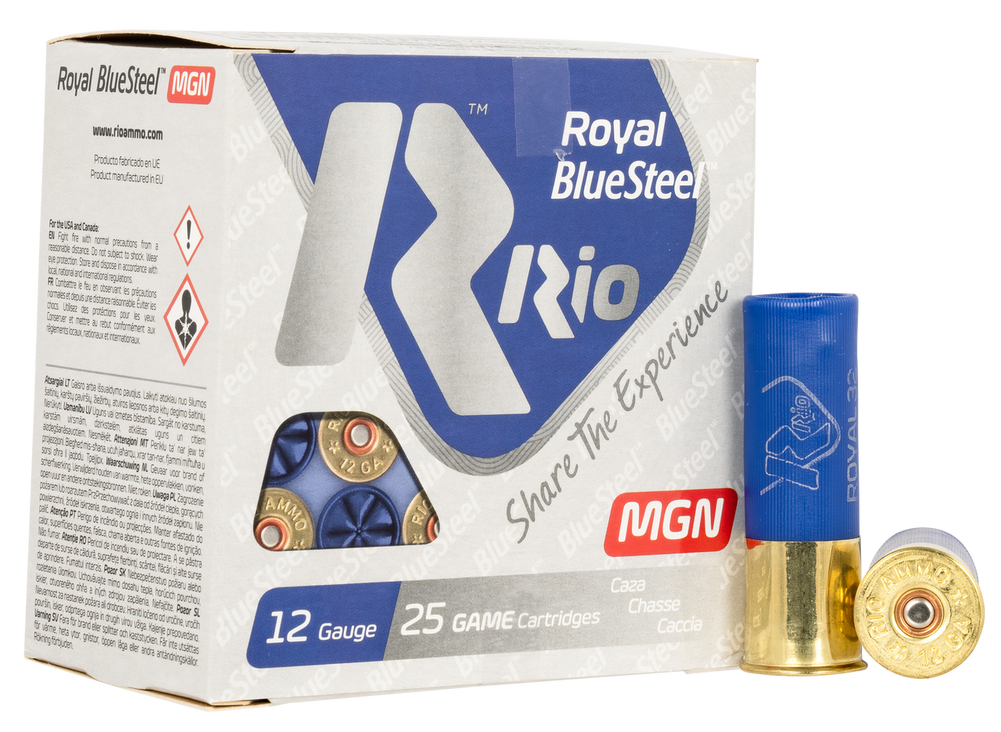 Rio Ammunition Royal Bluesteel, Rio Rbsm323    Roy Blustl  12 3  3sht   11/8 25/10