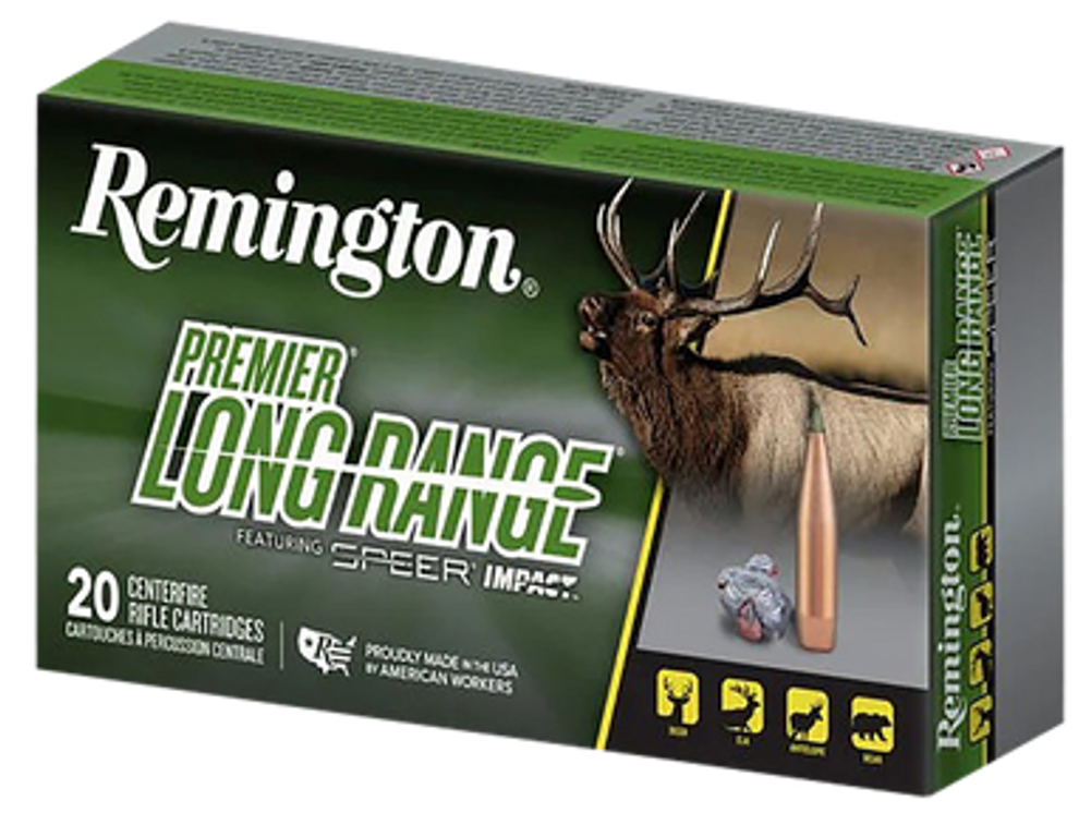 Remington Ammunition Premier, Rem R28828  65prc  Pre Lng Rng 140 Spr Impct 20/10