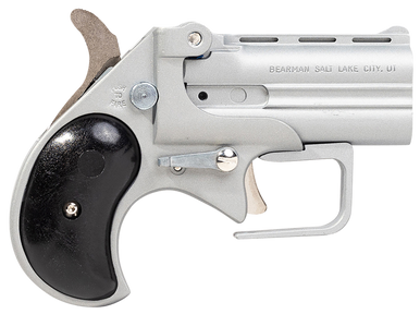Cobra Pistol BBG380SB Derringer Big Bore 380 ACP 2 Shot 3.50" Satin Stainless Barrel & Frame w/Black Grips