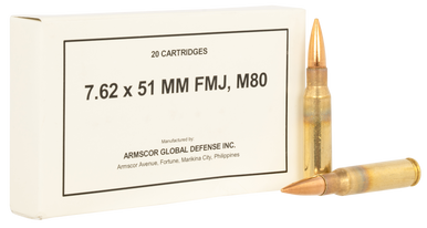 Armscor Rifle, Arms 50319   308win/7.62mm 147gr Fmj M80 Fmj 20/10