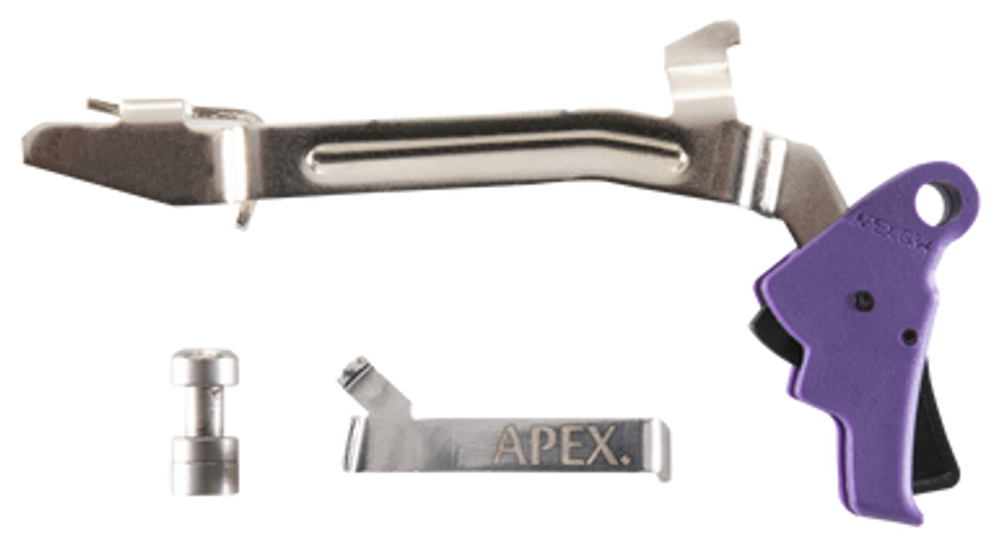 Apex Tactical Specialties Action Enhancement, Apex 102p165      Poly Trigger Kit G17 G19 Purple