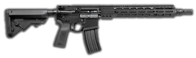 Sons Of Liberty Gun Works M48930013.9 M4-89  300 Blackout 13.90" Combat Grade Barrel, Black, M-Lok Handguard,  P&W NOX9 QD Flash Hider, Mid-Length Gas System