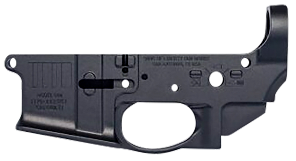 Sons Of Liberty Gun Works BROADSWORDLR Broadsword Ambi Stripped Lower Receiver Black Anodized Aluminum, Ambi Controls, Flared Magwell, Fits Mil-Spec AR-15