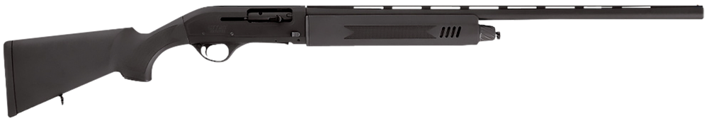 Escort HEPS41280501 Escort PS  Full Size 410 Gauge Semi-Auto 3" 4+1 28" Black Chrome Vent Rib Barrel, Black Anodized Grooved Aluminum Receiver, Adjustable Black Synthetic Stock
