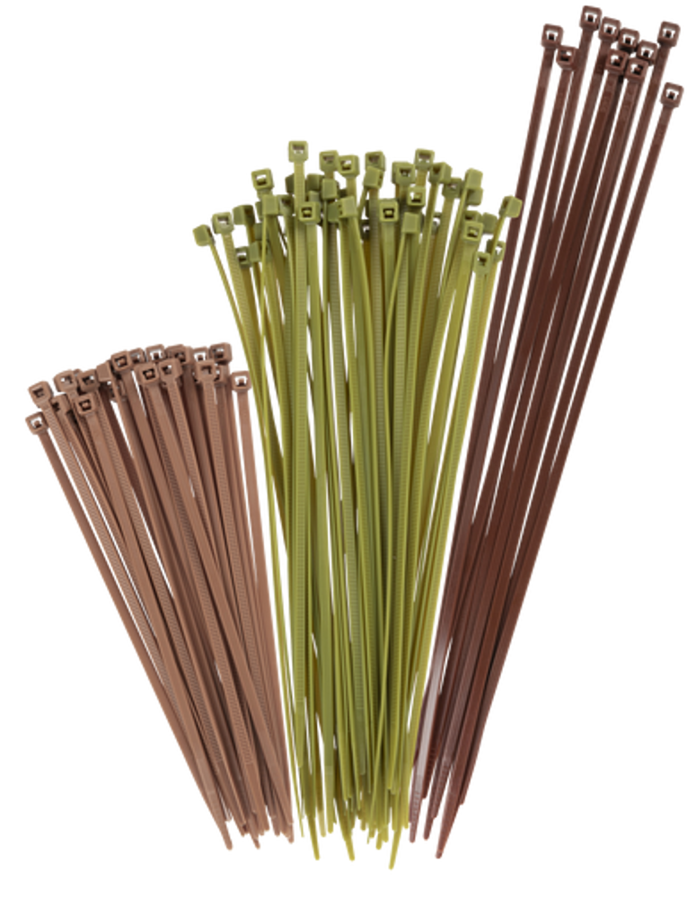 Allen Vanish, Allen 15823 Hunting Blind Cable Ties 100pk Grn/brn