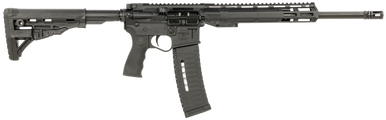 ET Arms Inc ETAGOMEGA55611ML60 Omega-15  5.56x45mm NATO 60+1 16", Black, Polymer Rec/Handguard, ATI SR-1 Deluxe Stock, Flip Up Sights