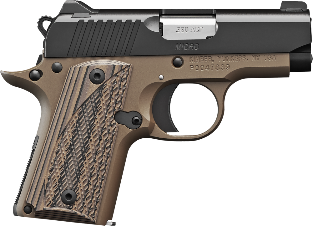 Kimber Mfg.,inc Micro, Kimber 3300208 Micro Desert Night Ns        380acp
