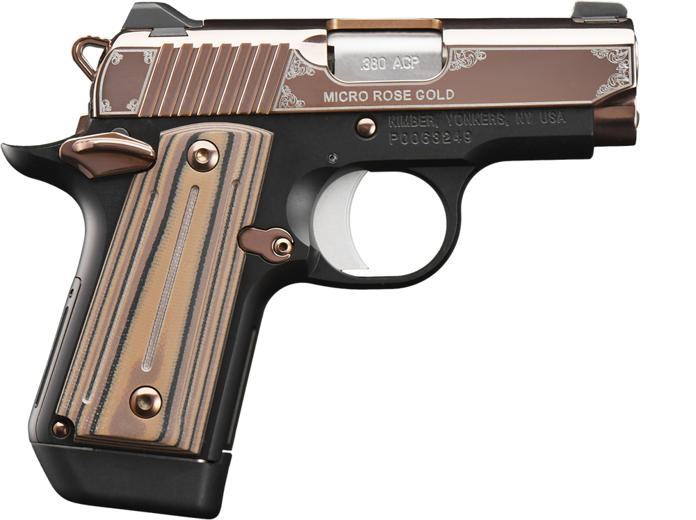 Kimber Mfg.,inc Micro, Kimber 3300173 Micro Rose Gold Ns           380acp