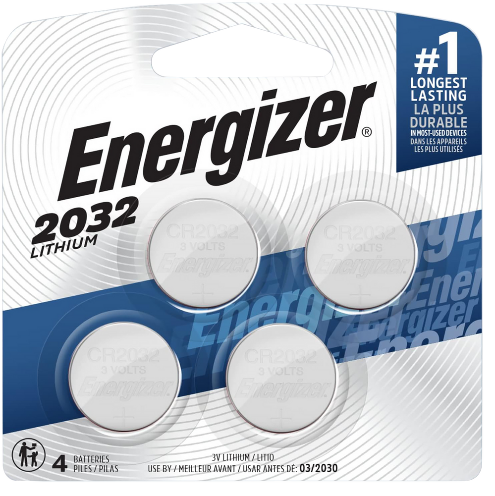 Rayovac Cr2032 Lithium Battery, Energizer 2032bp-4.c3  2032 3v Lith 4pk