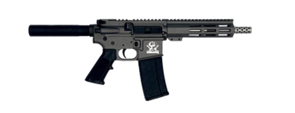 Great Lakes Firearms GL15223SSPTNG AR-15 Pistol 223 Wylde 30+1 7.50" Stainless Barrel, Tungsten Rec, 7" M-LOK Handguard, Buffer Tube (No Brace), Black A2 Grip Great Lakes Firearms GL15223SSPTNG AR-15 Pistol 223 Wylde 30+1 7.50" Stainless Barrel, Tungsten Rec, 7" M-LOK Handguard, Buffer Tube (No Brace), Black A2 Grip