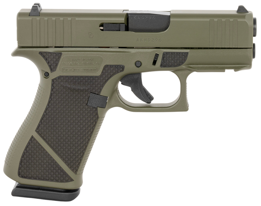 Glock G43x, Glk Ux4350204       Ww G43x 9mm Fs Us 10r Odg Cera