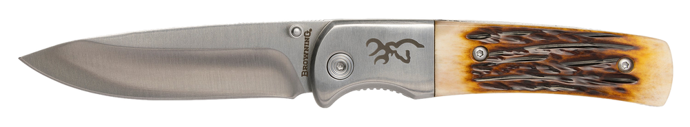Browning Buckmark, Brn 3220500b    Knife  Bm Hunter Fldr Bone Box