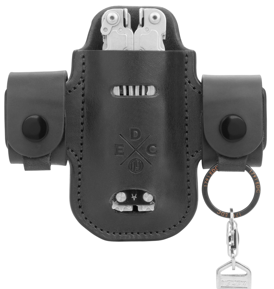 1791 Gunleather Edc, 1791 Hd-as-sl-blk-a  Edc Hvy Duty Actn Snap Solo