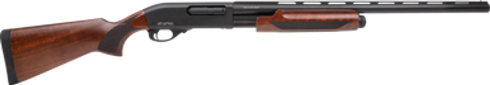 Rock Island PA12MNL26 PA12 Waterfowl 12 Gauge Pump 3.5" 4+1, 2" Black Anodized Smooth Bore/Vent Rib Barrel & Receiver, Fixed Walnut Wood Stock