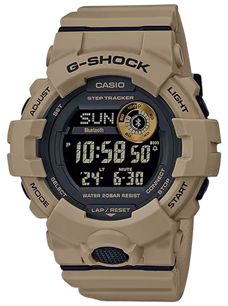 G-shock/vlc Distribution G-shock, Gshock Gbd800uc5   Tactical Move Power Trnr    Tan