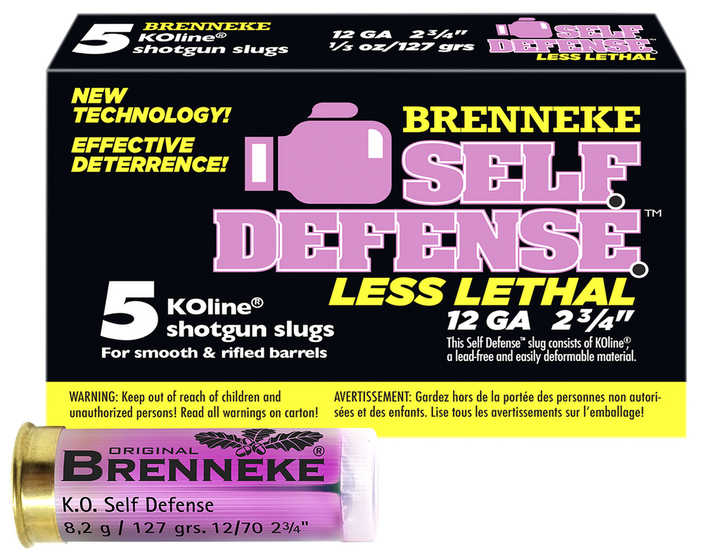 Brenneke Self Defense, Br Sl122sdll Self Def Less Lth Sabot 12 2.75  5/50