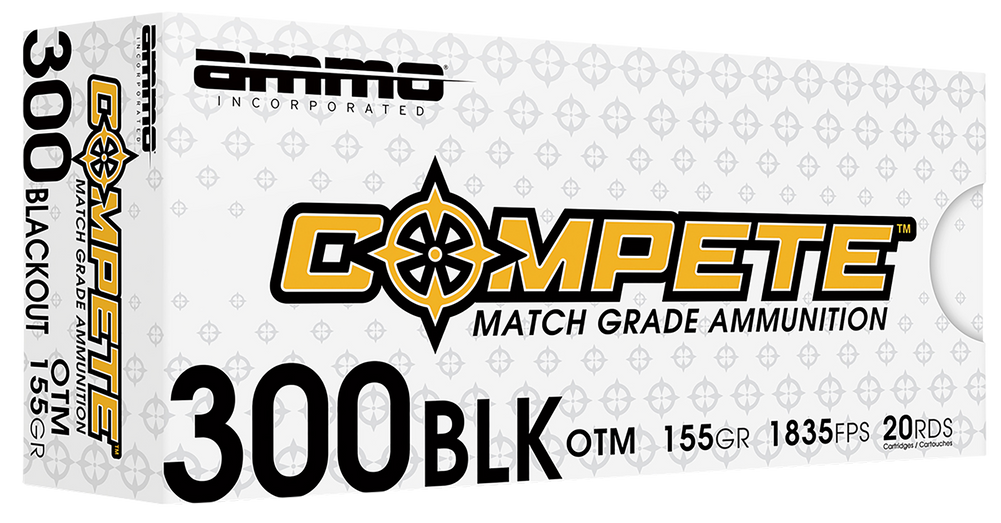 Ammo Incorporated Match, Ammoinc 300b155bthpa20  Match  300b  115bthp 20/10