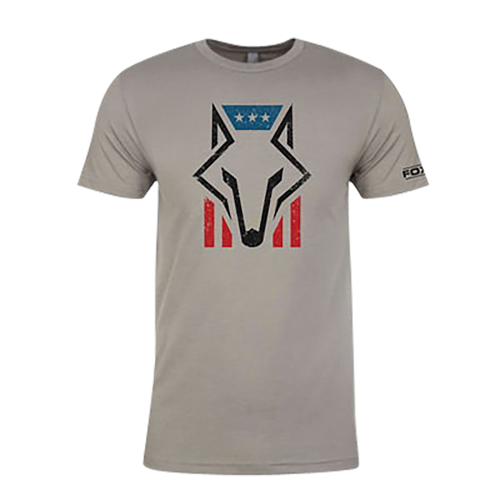 Foxpro Foxhead, Foxpro Fhfgm            Shirt Foxhead Flag Gry Md
