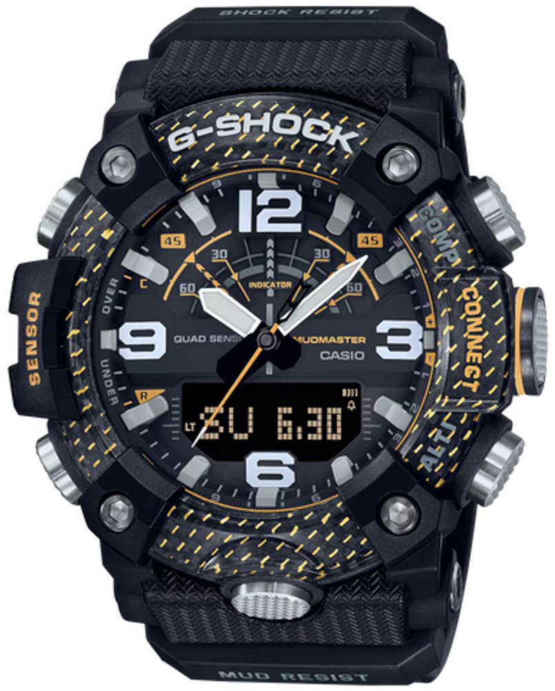 G-shock/vlc Distribution G-shock, Gshock Ggb100y1    Tactical Mudmaster      Blk/yel