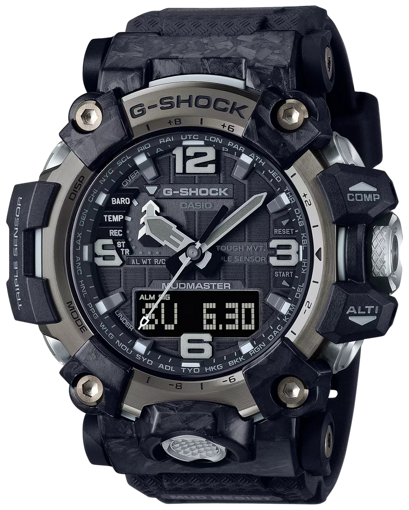G-shock/vlc Distribution G-shock, Gshock Gwg20001a1  Tactical Mudmaster Solar    Blk