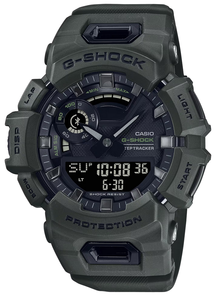 G-shock/vlc Distribution G-shock, Gshock Gba900uu3a  Tactical Move Step Tracker  Grn