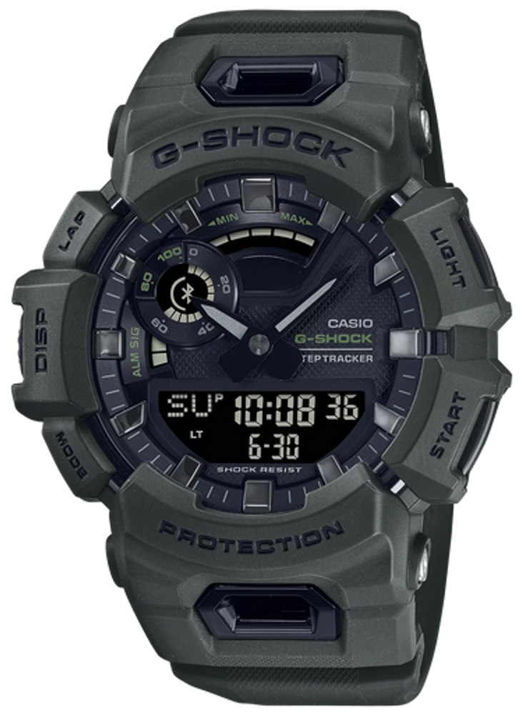 G-shock/vlc Distribution G-shock, Gshock Gba900uu3a  Tactical Move Step Tracker  Grn