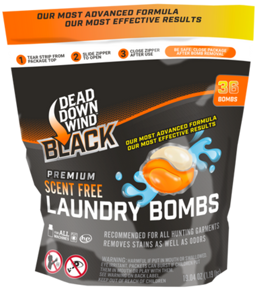 Dead Down Wind (arcus) Laundry Bombs, Ddw 118418     Black Prem Laundry Bombs 36ct