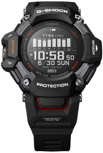 G-shock/vlc Distribution G-shock, Gshock Gbdh20001a  Move Series Gps+heart Rt    Blk