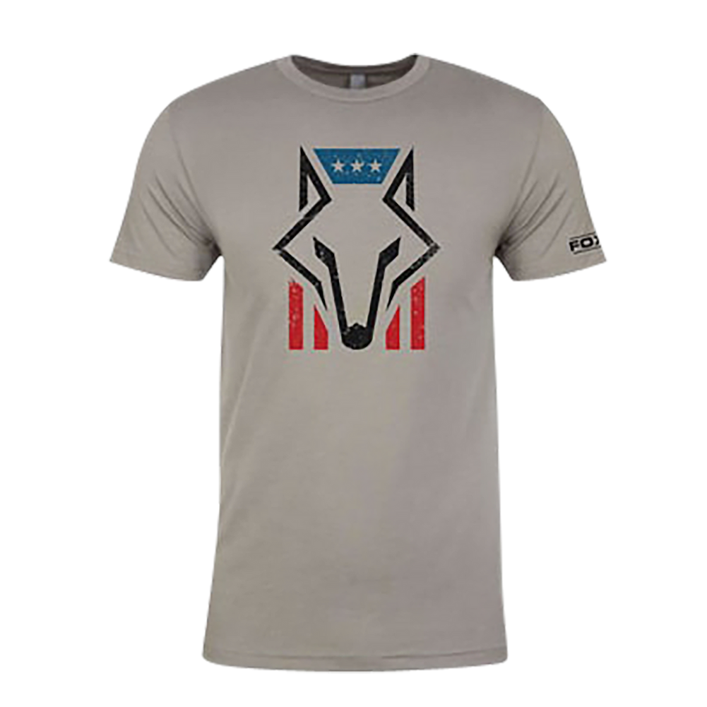 Foxpro Foxhead, Foxpro Fhfgs            Shirt Foxhead Flag Gry Sm