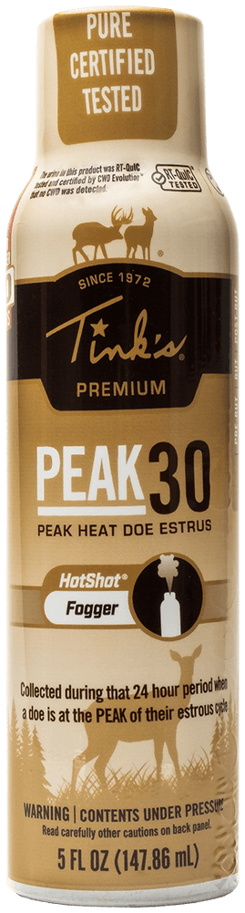 Dead Down Wind (arcus) Peak30, Tinks W5503    Peak30 Prem Doe Estrs 5oz Fogger
