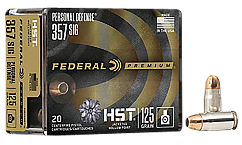 Federal Premium, Fed P357shst1s     357sig  125 Hst Jhp       20/10