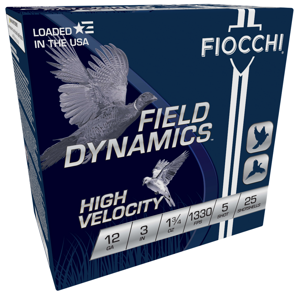 Fiocchi Field Dynamics, Fio 123hv5    High Vel 12   3in   5sht 1-3/4 25/10