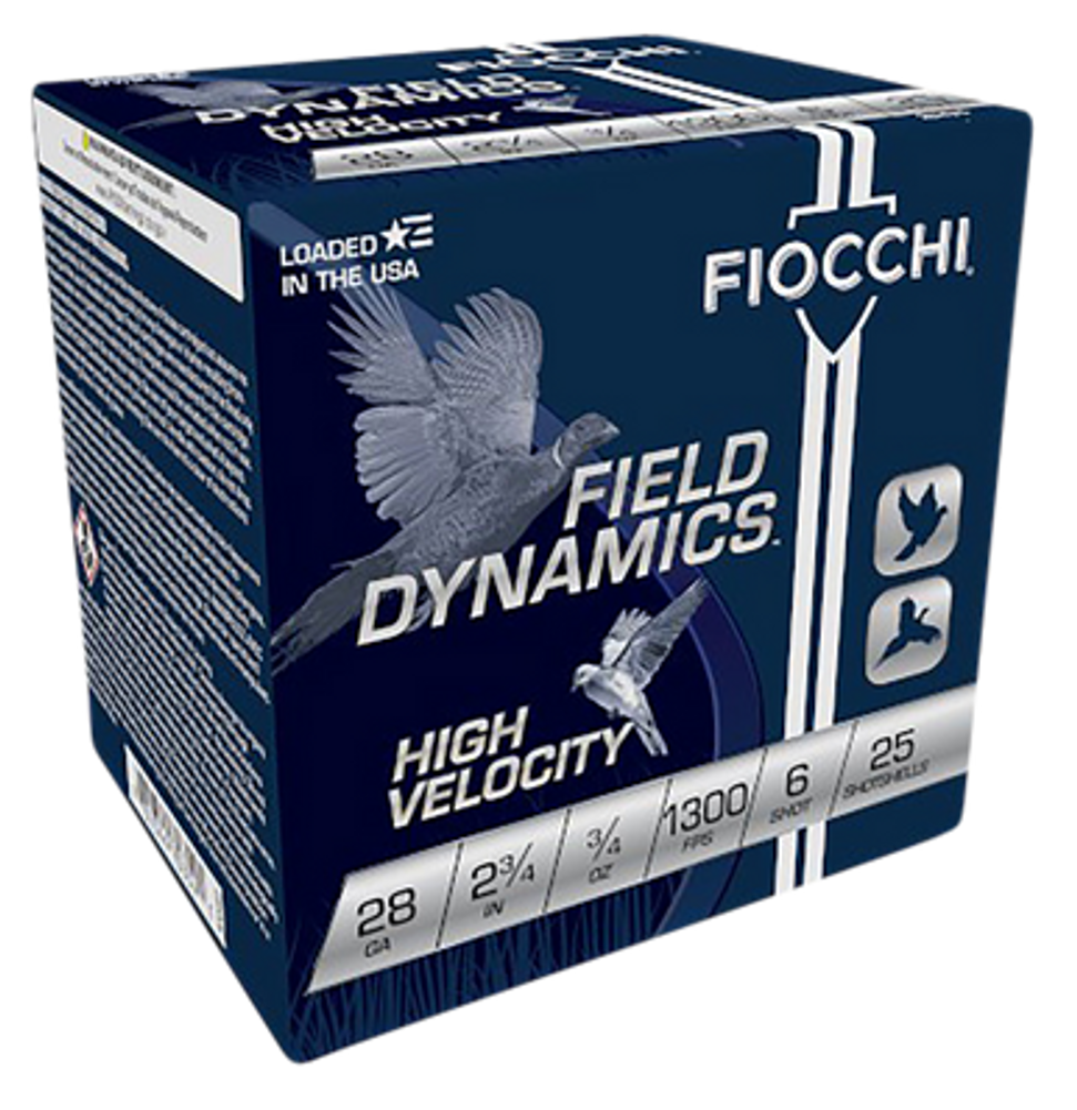Fiocchi Field Dynamics, Fio 28hv6     High Vel   28 2.75 6sht    3/4 25/10