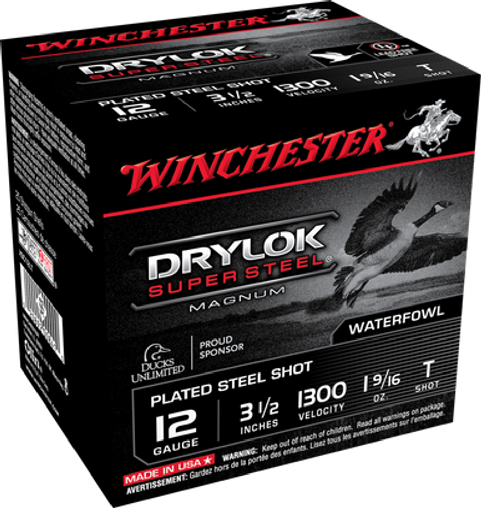 Winchester Ammo Drylok Super Steel, Win Xsc12lt   Drylokplt  12 3.5  T St  19/16 25/10