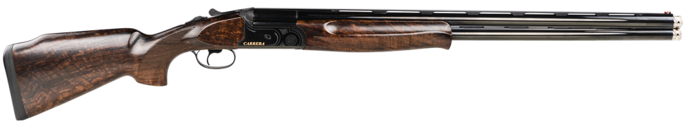 F.A.I.R. FRDC431228 Carrera Giovane 12 Gauge with 28" Barrel, 3" Chamber, 2rd Capacity, Black Metal Finish & Opta Wood Monte Carlo Stock Right Hand (Full Size)