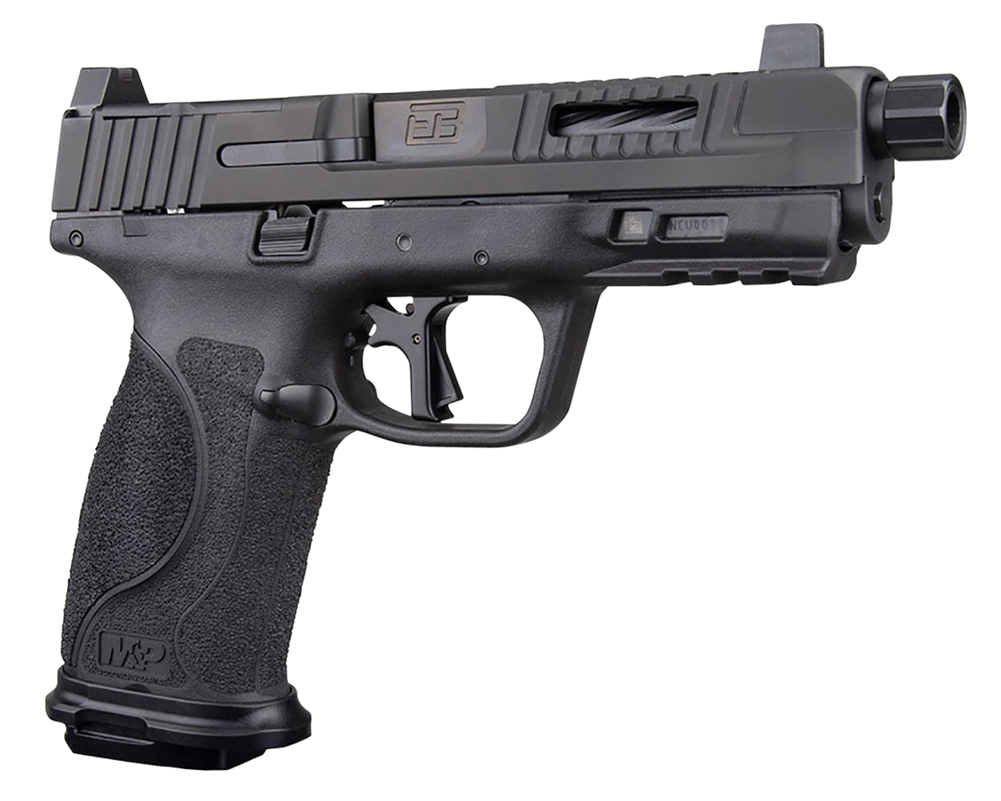 Ed Brown MPF1 Fueled M&P F1 9mm Luger 17+1 4.25" Match Grade Threaded Barrel, Polymer Frame w/Picatinny Accessory Rail, Serrated/Optic Cut Steel Slide w/Nitride Finish, Polymer Grip