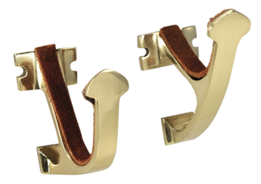 Allen Gun Hanger Set, Allen 5641  Gun Hanger Wall Mnt Set          Brass