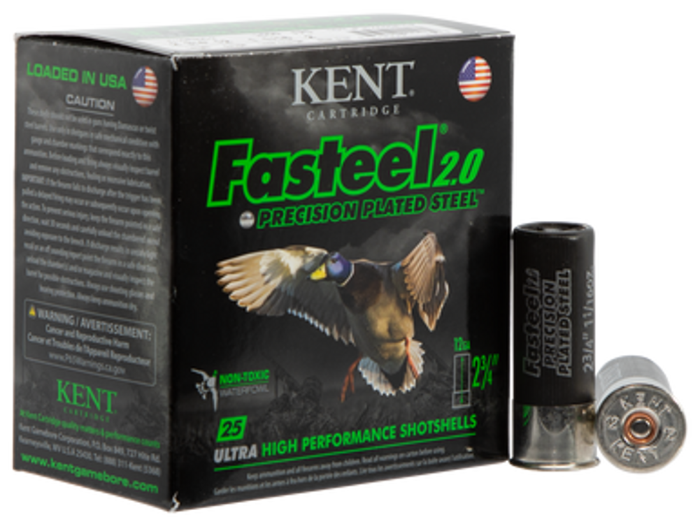 Kent Cartridge Fasteel 2.0, Kent K122fs302  Faststeal 12 2.75 2sht 11/16 25/10