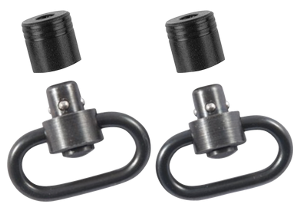 Outdoor Connection PBS19121 Push Button Swivel Set  1" Black Steel - 123446
