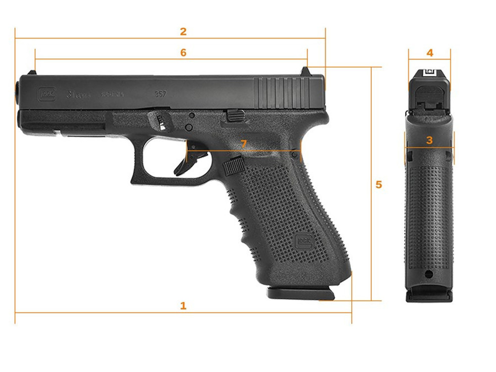 GLOCK G31c G4 357 SIG 15+1 4.49" FS #