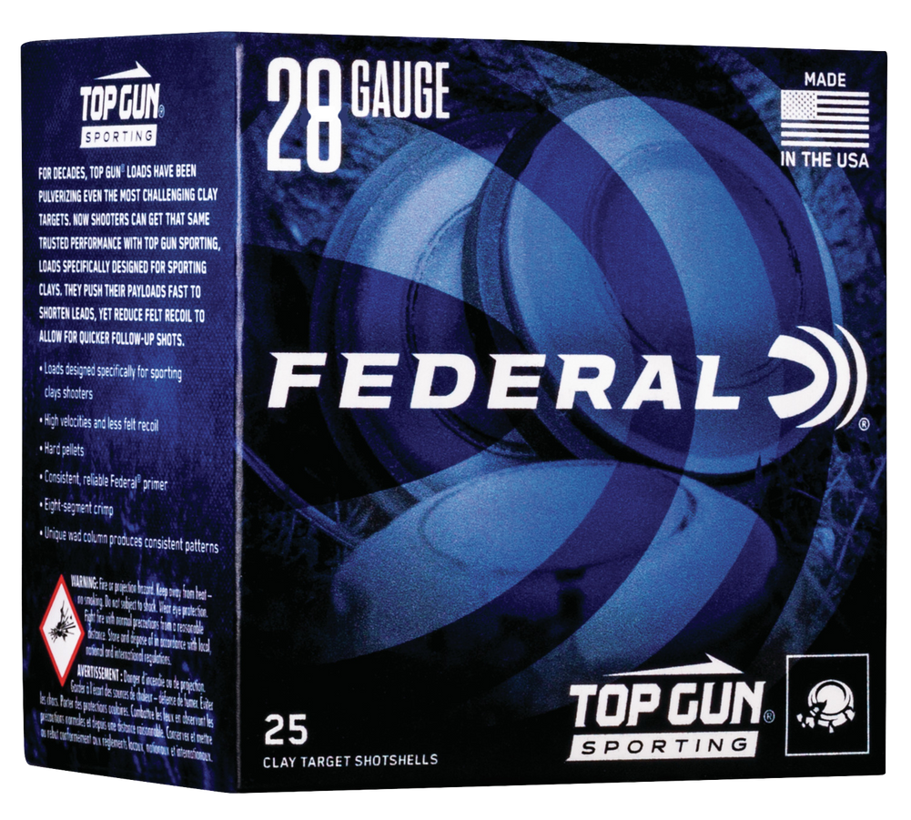 Federal Top Gun, Fed Tgs282175  Top Gun     28 2.75 7sht  3/4 25/10