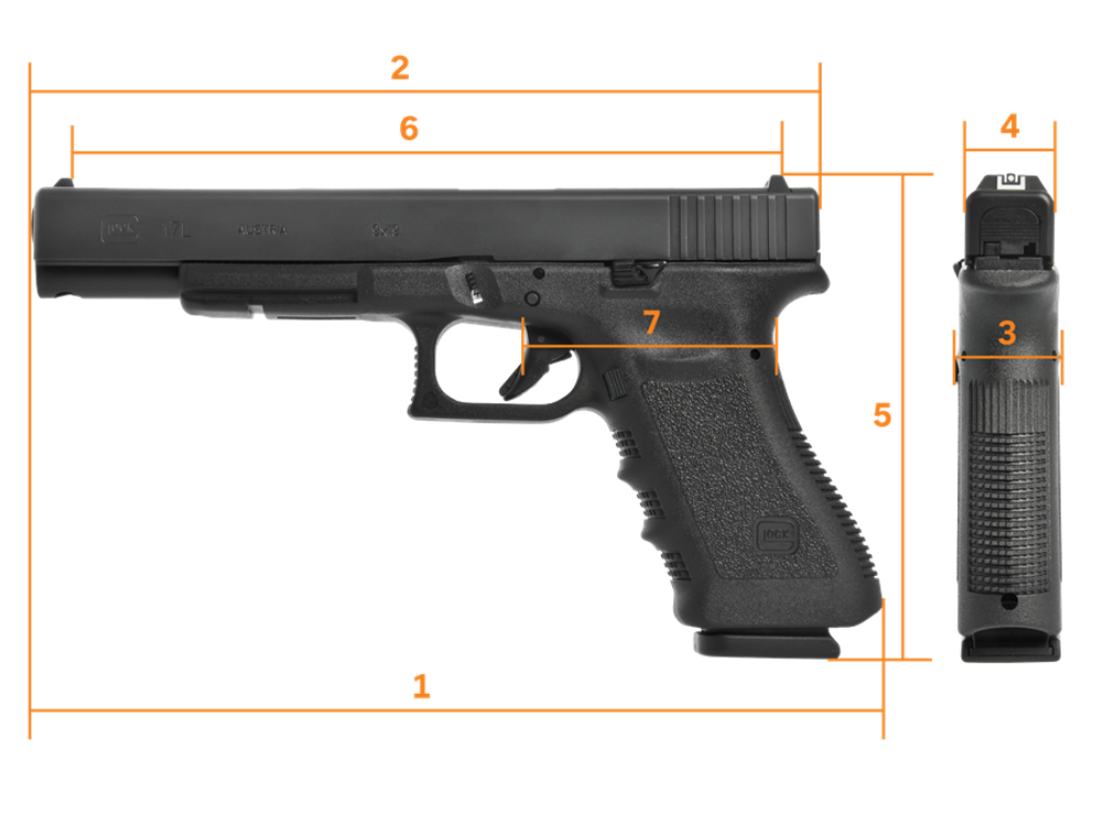 GLOCK G17l G3 9mm 6.0" 17+1 As #