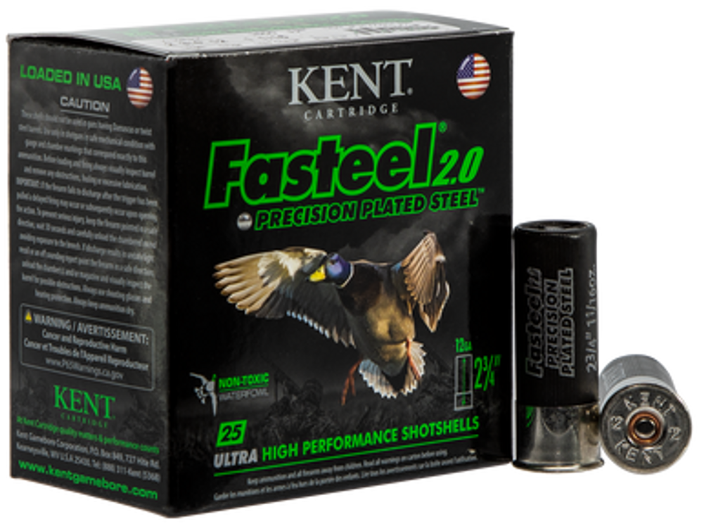 Kent Cartridge Fasteel 2.0, Kent K122fs304  Faststeal 12 2.75 4sht 11/16 25/10