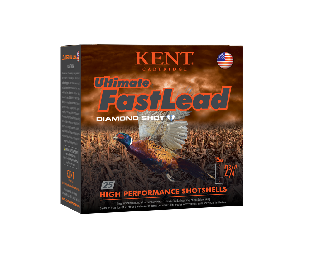 Kent Cartridge Ultimate, Kent K122ufl406 Fast Ld1 12g 2.75 6sht 1-3/8 25/10