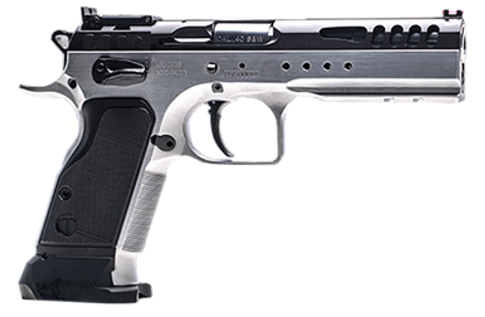 Tanfoglio IFG TF-LIMMSTR-9SF Limited Master  9mm Luger 4.75" 17+1 Hard Chrome Black Steel Black Polymer Grip
