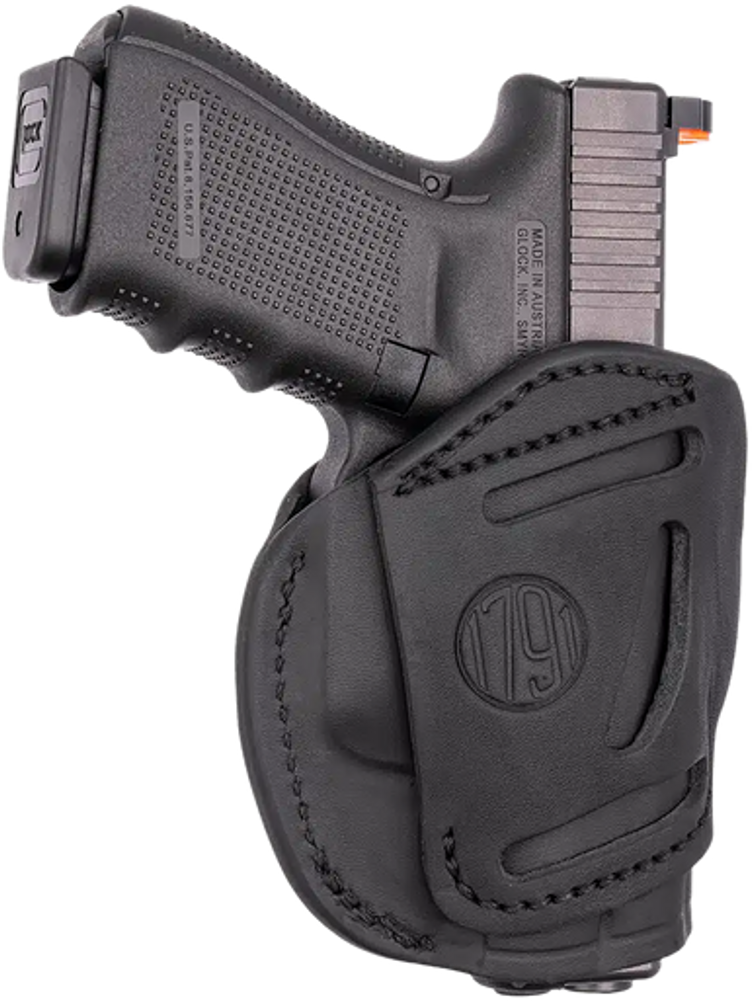 1791 Gunleather 4-way, 1791 4wh-2-sbl-l   4way Iwb/owb Size 2      Lh Blk