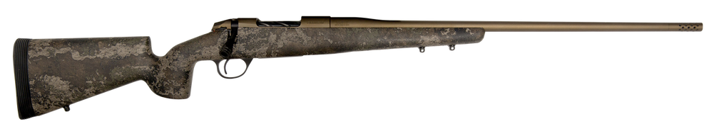 Fierce Firearms FCEFRYLR65CRDBZST Fury LR 6.5 Creedmoor Caliber with 3+1 Capacity, 24" Barrel, Bronze Cerakote Metal Finish & TrueTimber Strata Synthetic Stock, Right Hand (Full Size)