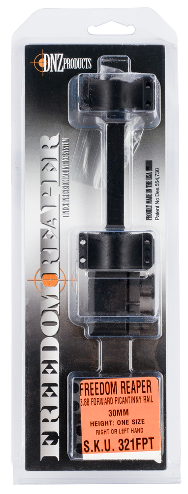 Dnz Freedom Reaper 3.8 Forward Picatinny Rail, Dnz 321fpt  Fr-reap Pict Rail 3.8 Forward     30mm Dnz Freedom Reaper 3.8 Forward Picatinny Rail, Dnz 321fpt  Fr-reap Pict Rail 3.8 Forward     30mm