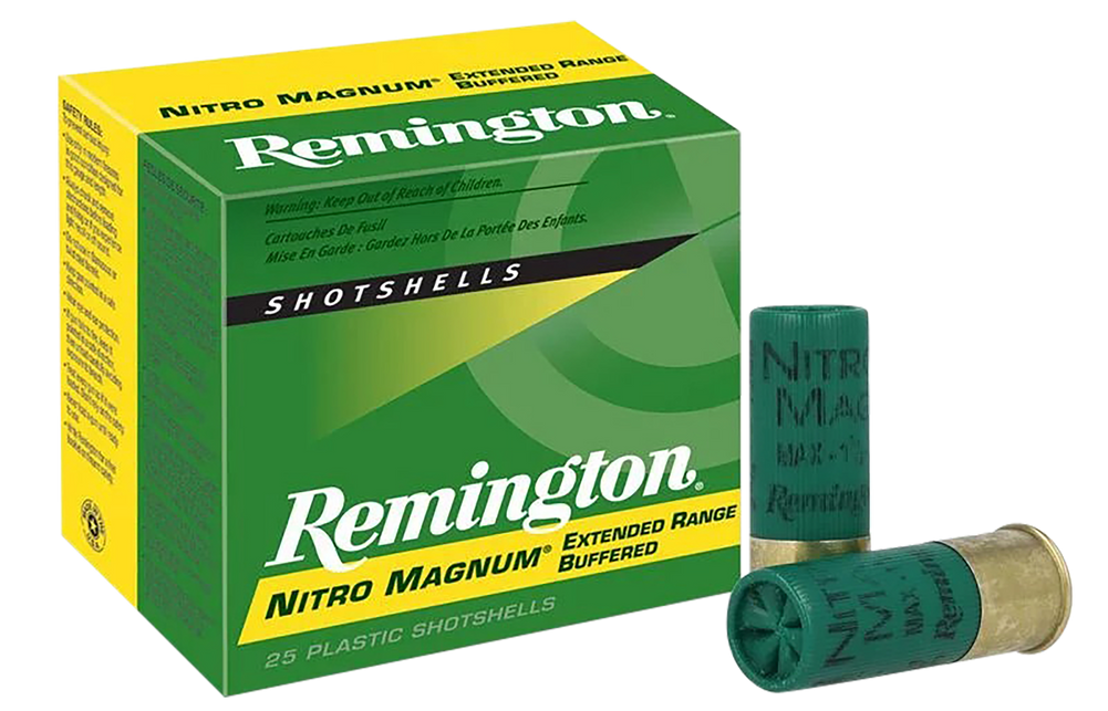Remington Ammunition Nitro Magnum, Rem 26682 Nm12h2 Nit Mg Upl 12 3in 2sh 1-7/8 25/10