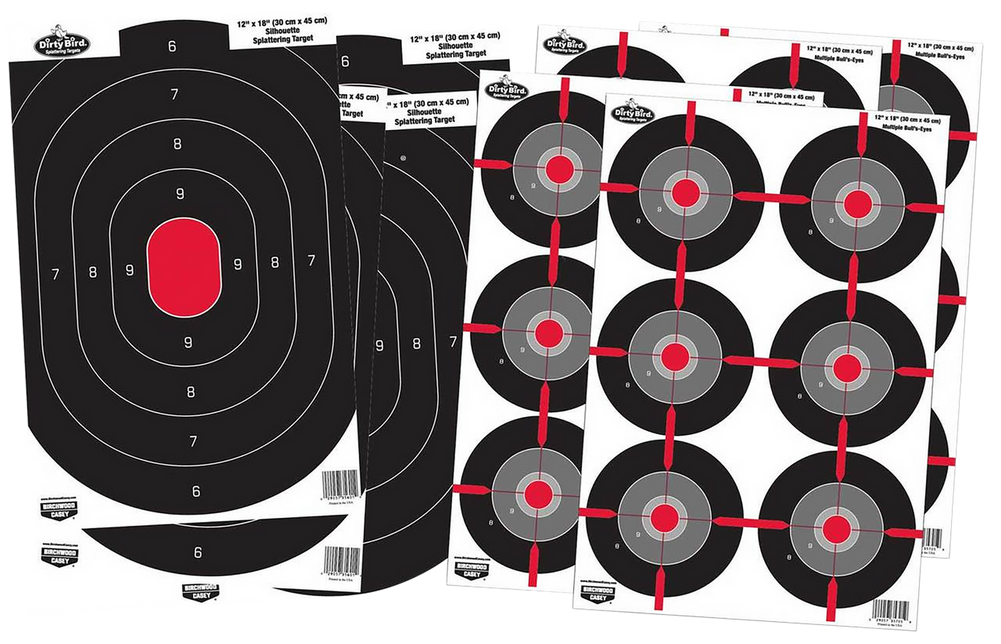 Birchwood Casey Dirty Bird, Bir 35725          Dirtybrd 12x18 4sil 4mltplblsey Birchwood Casey Dirty Bird, Bir 35725          Dirtybrd 12x18 4sil 4mltplblsey